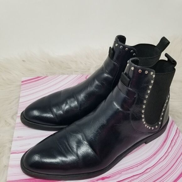 ZARA STUDDED BOOTIES. SIZE EURO 39. - Picture 3 of 12